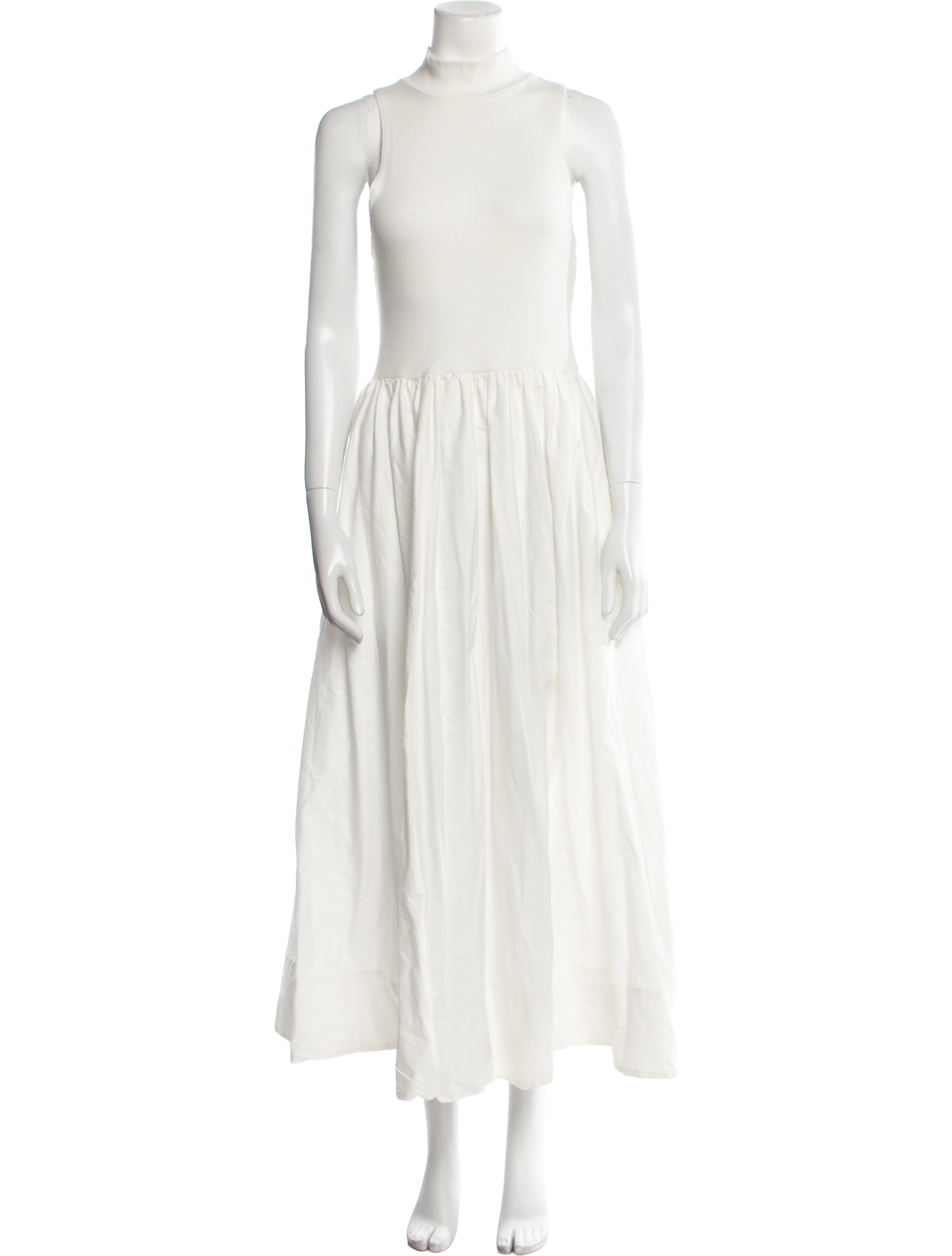 Reformation Square Neckline Long Dress