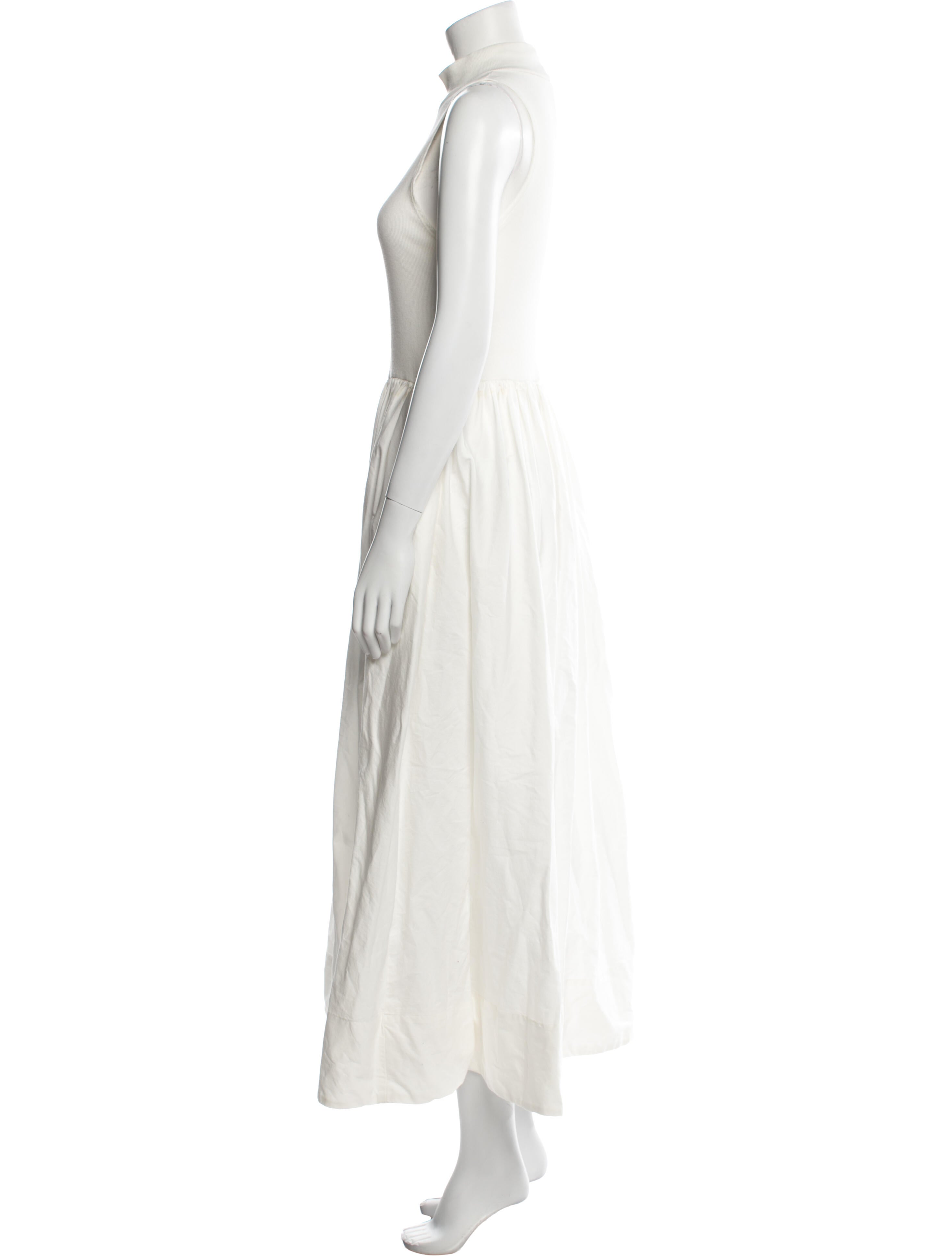 Reformation Square Neckline Long Dress