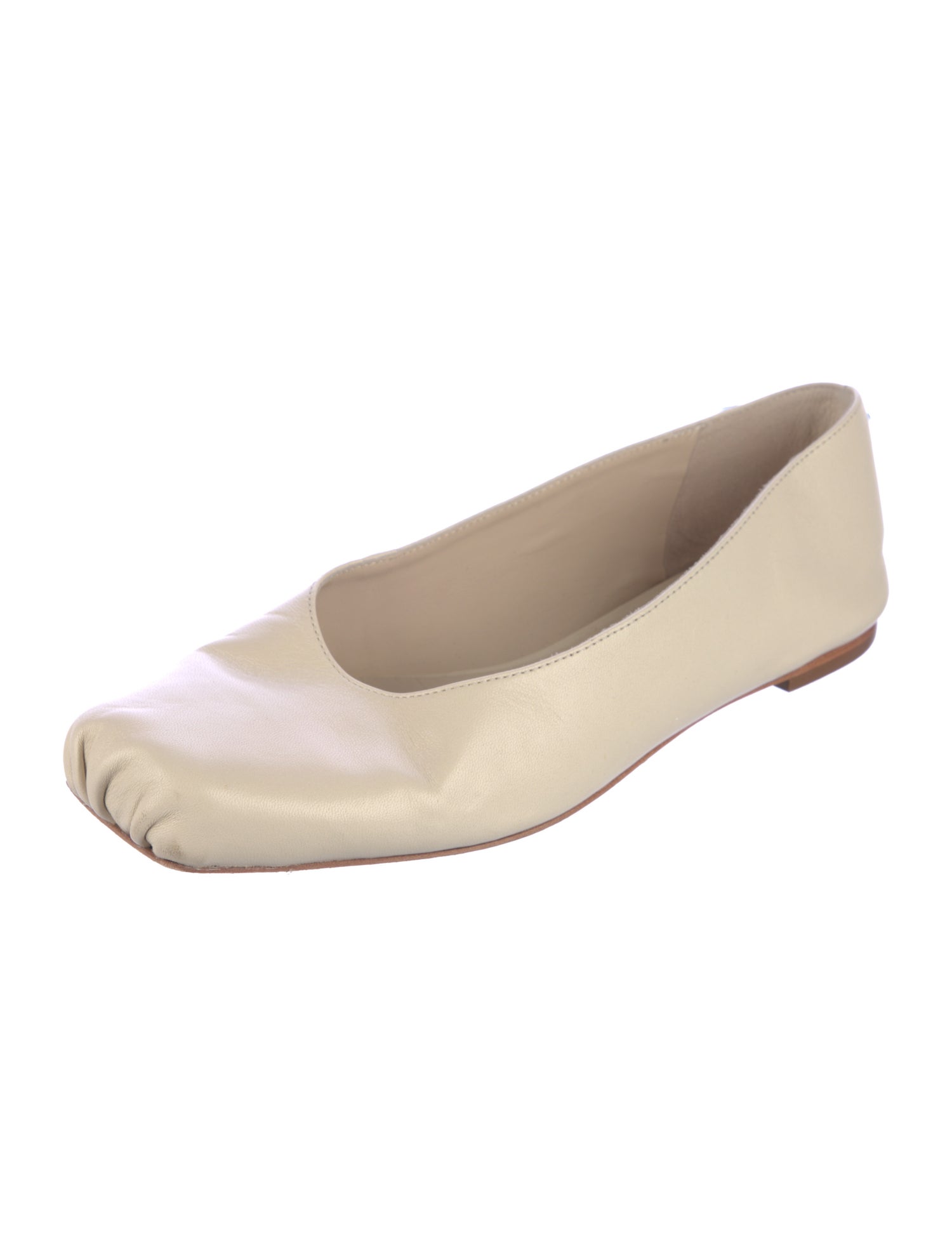 Reformation Leather Ballet Flats