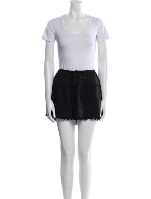 Reformation Embroidered Accent Skirt Set