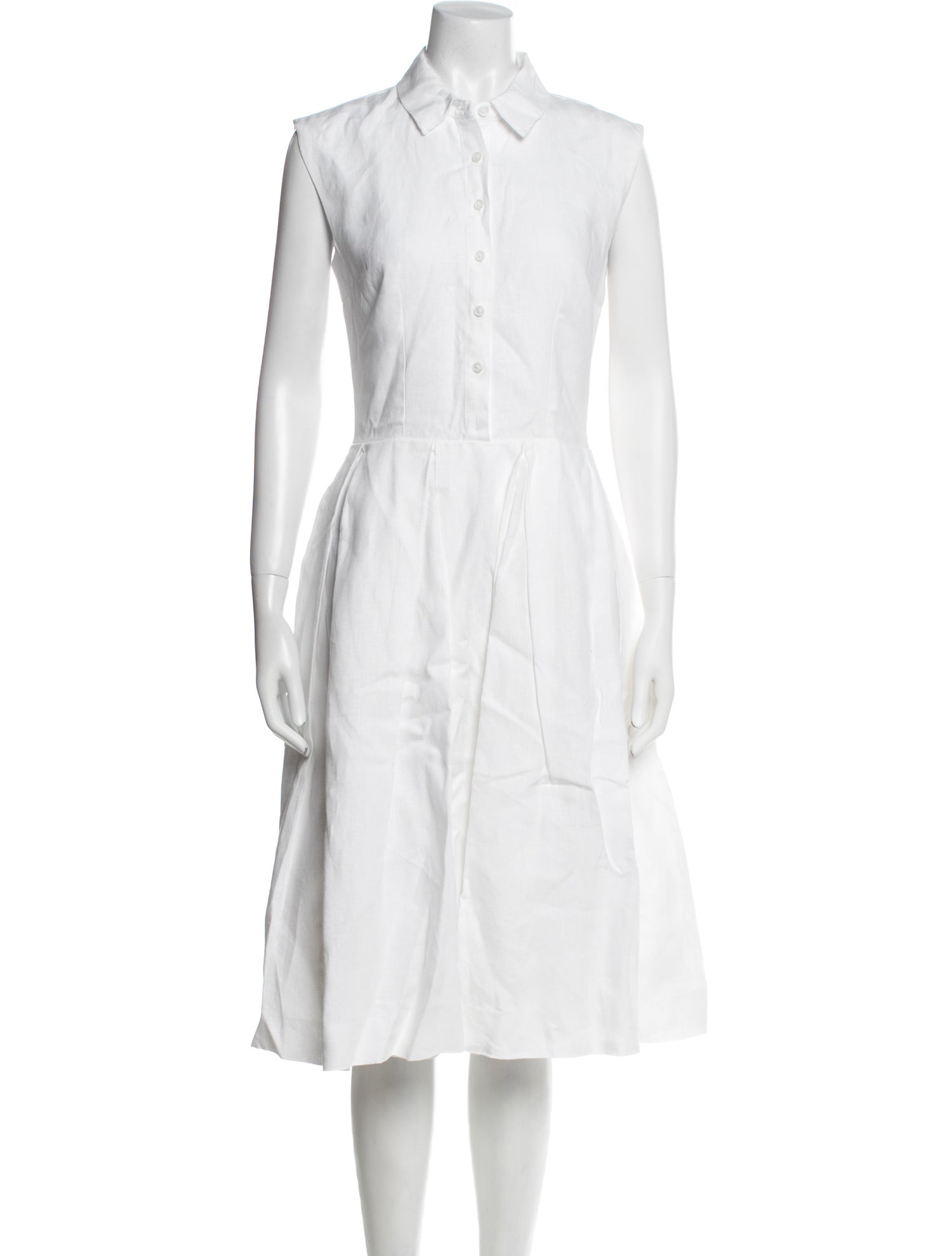 Reformation Linen Midi Length Dress