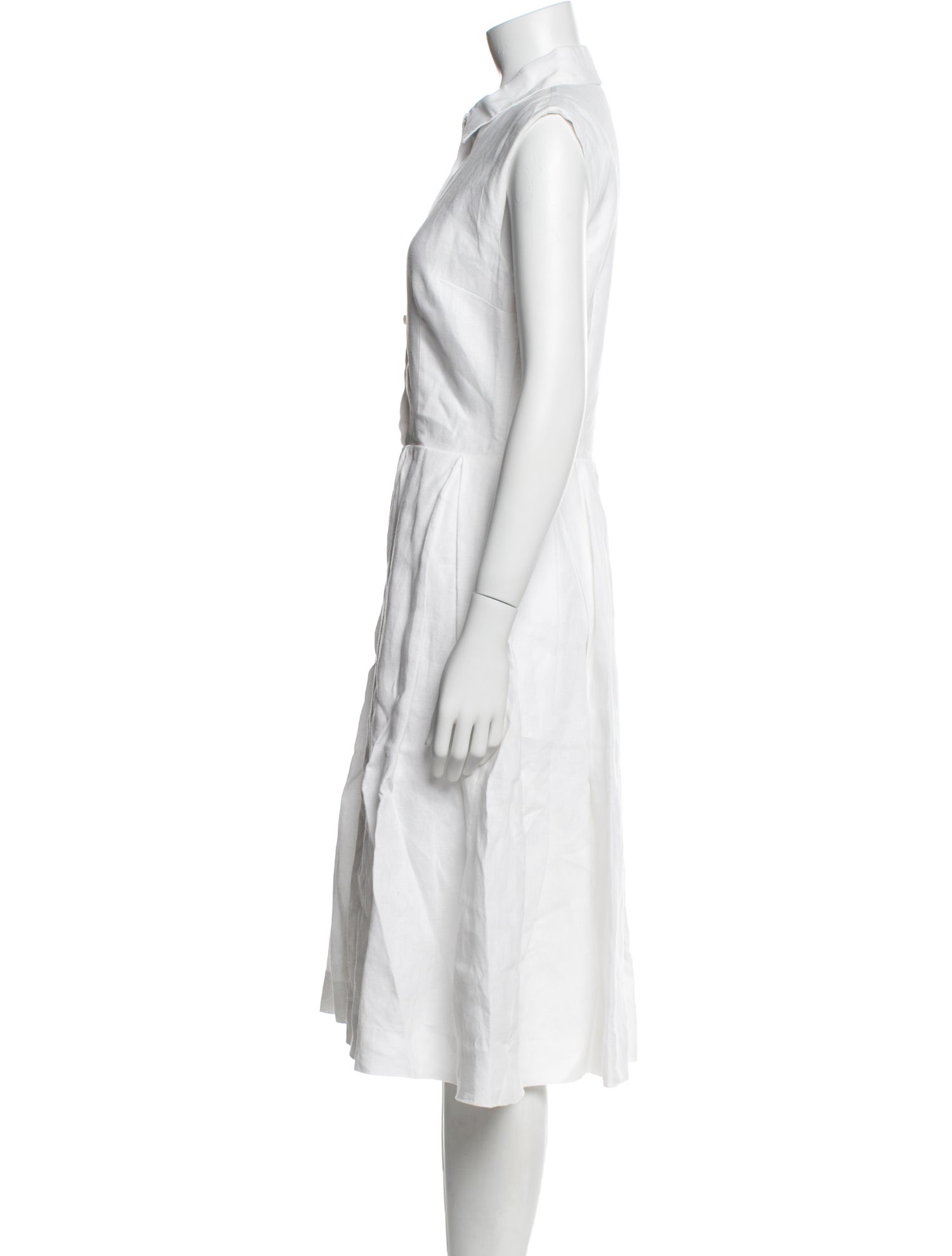 Reformation Linen Midi Length Dress