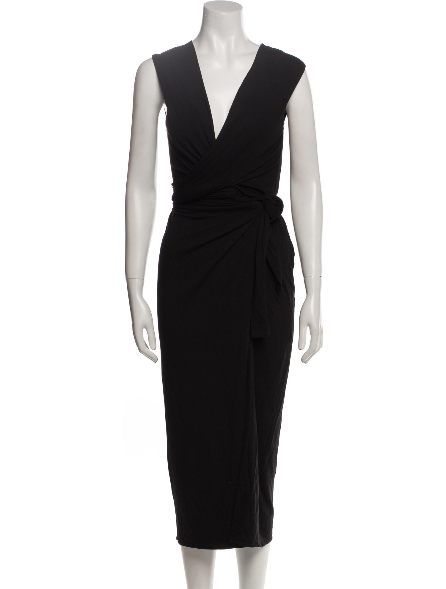 Reformation V-Neck Midi Length Dress