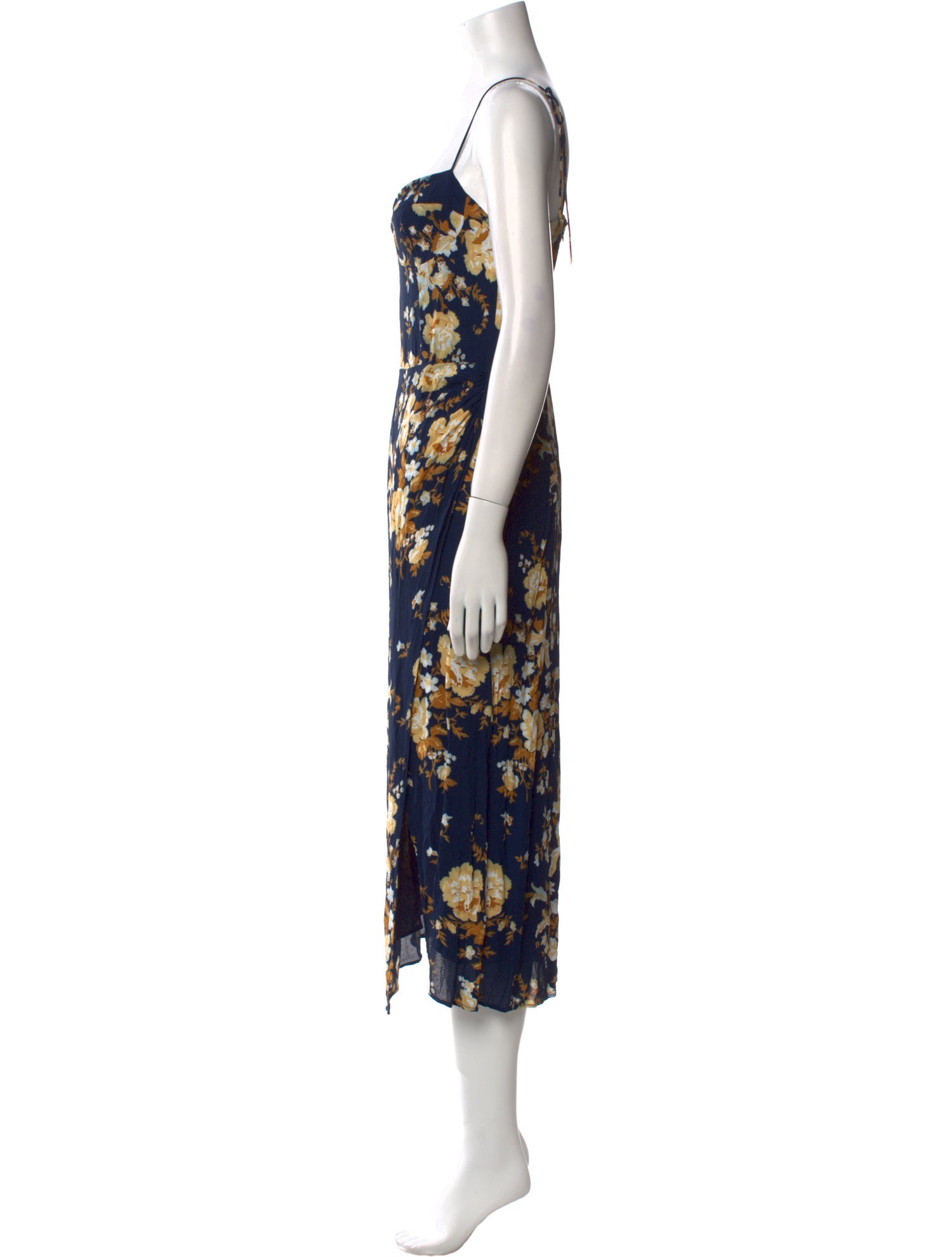 Reformation Floral Print Long Dress