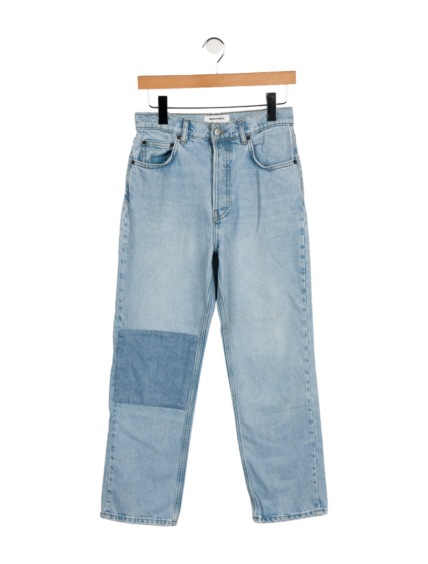 Reformation High-Rise Straight Leg Jeans