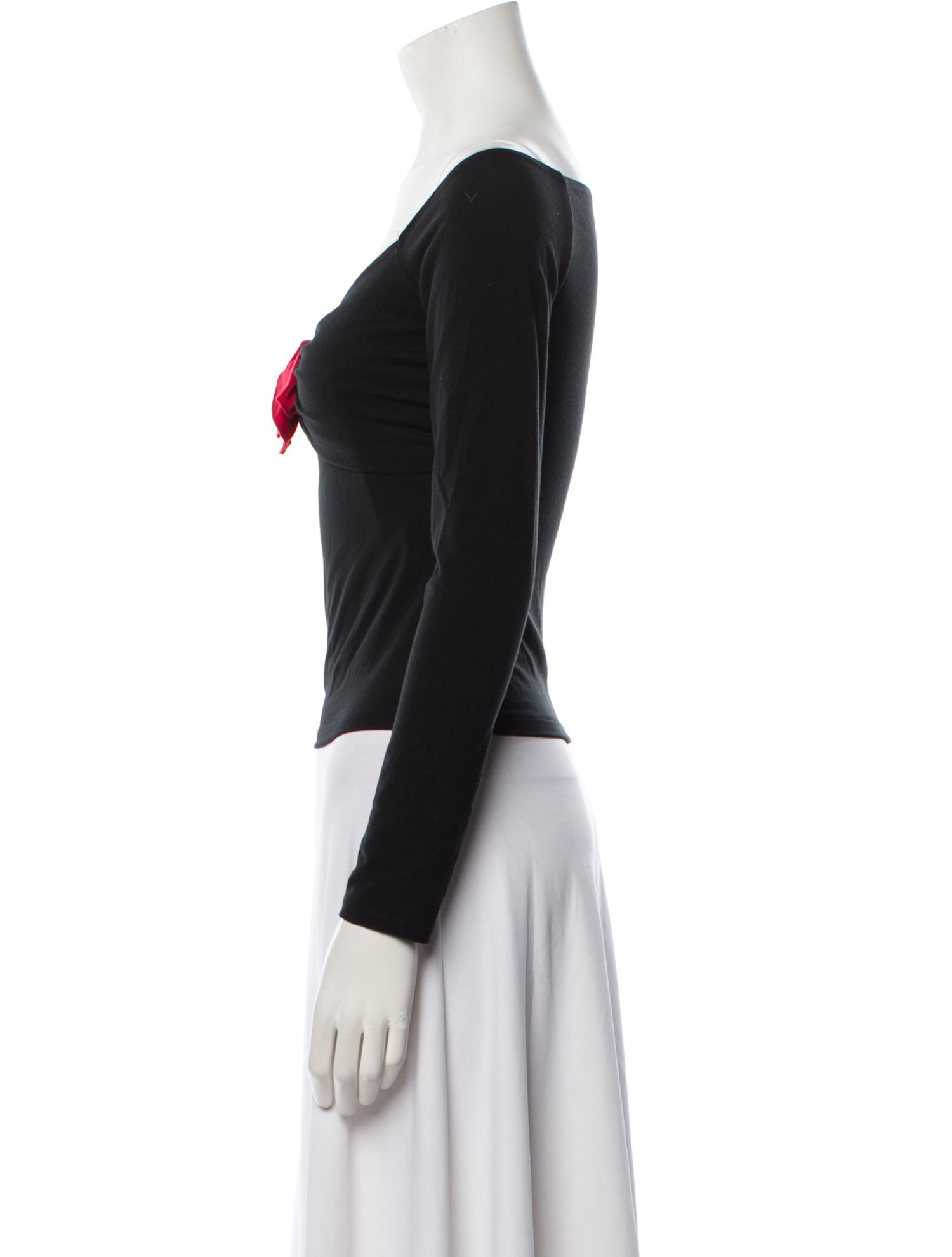 Reformation Off-The-Shoulder Long Sleeve Bodysuit