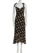 Reformation Floral Print Long Dress