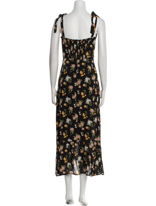 Reformation Floral Print Long Dress