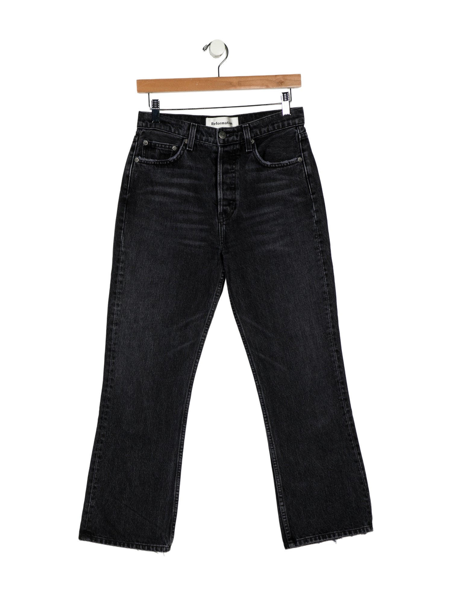Reformation Mid-Rise Straight Leg Jeans