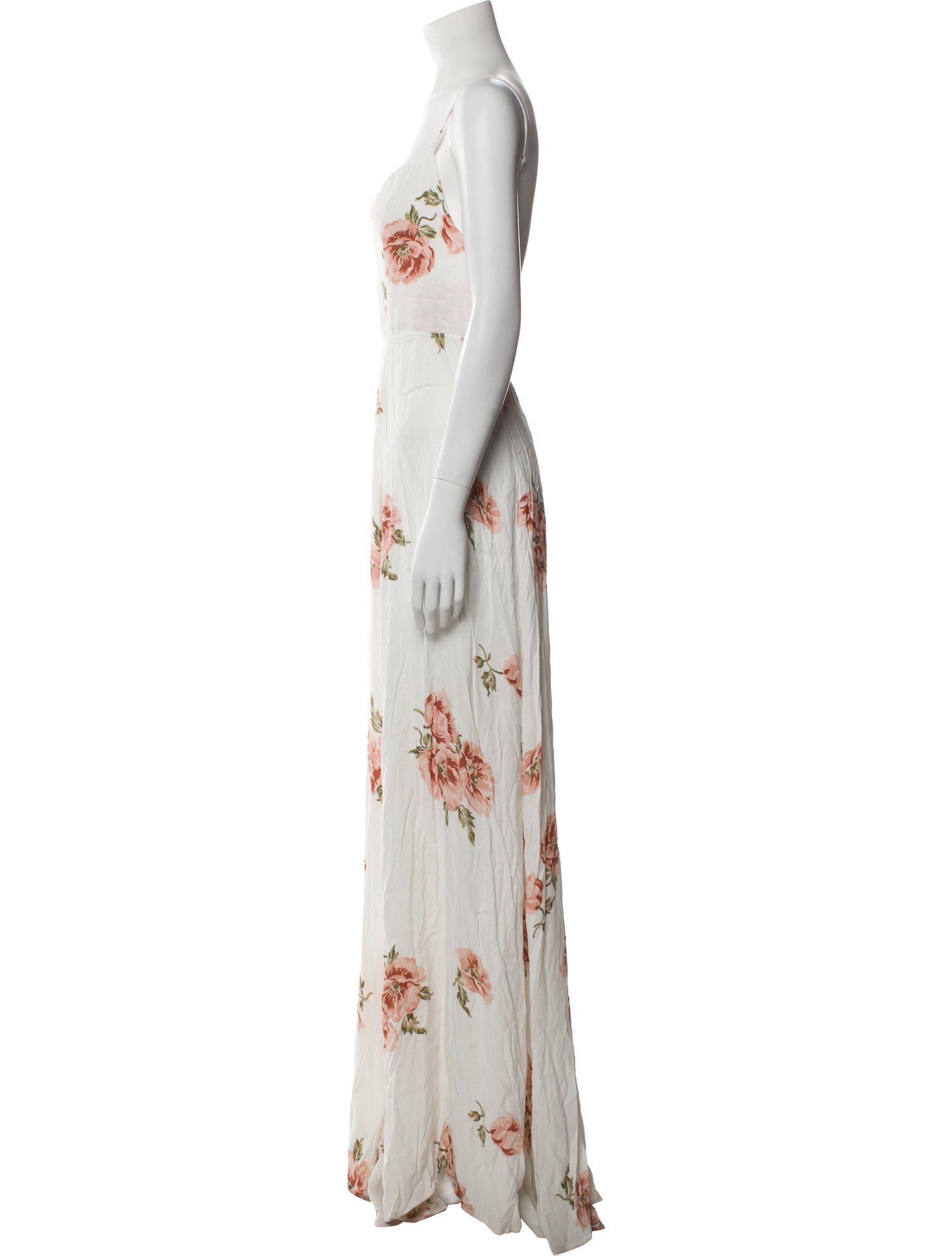 Reformation Floral Print Long Dress