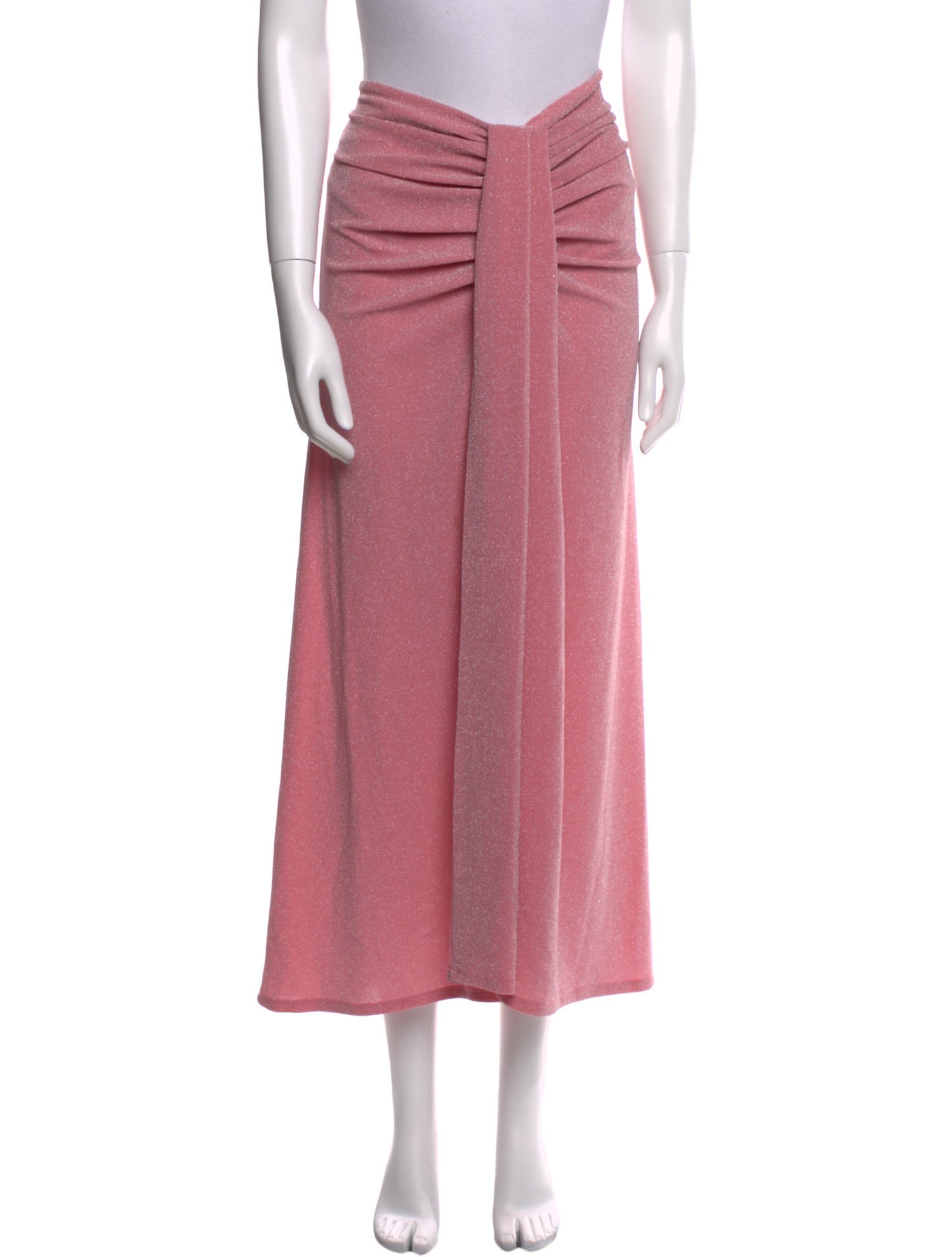 Reformation Pleated Accents Midi Length Skirt