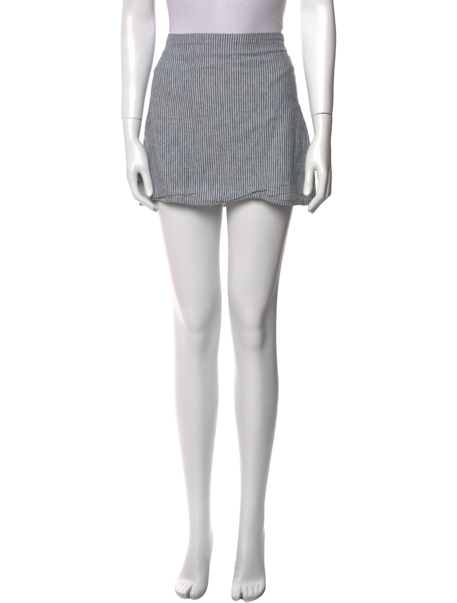 Reformation Striped Mini Skirt