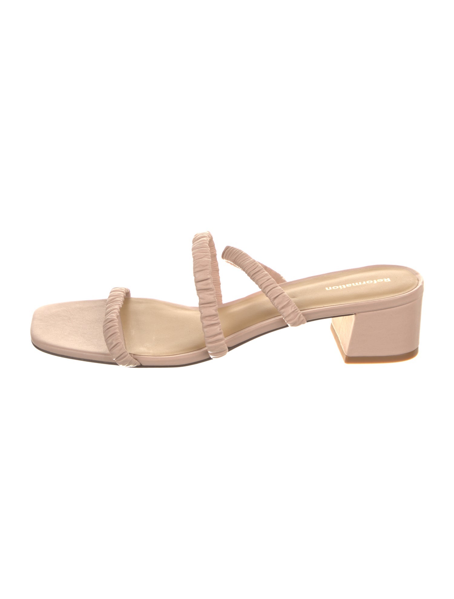 Reformation Leather Slides