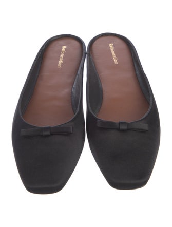 Reformation Satin Mules