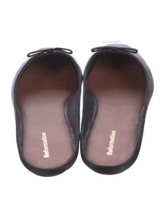 Reformation Satin Mules