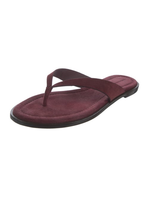 Reformation Suede Flip Flops