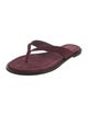Reformation Suede Flip Flops