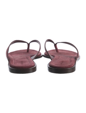 Reformation Suede Flip Flops