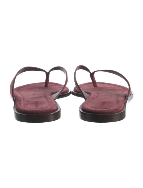 Reformation Suede Flip Flops