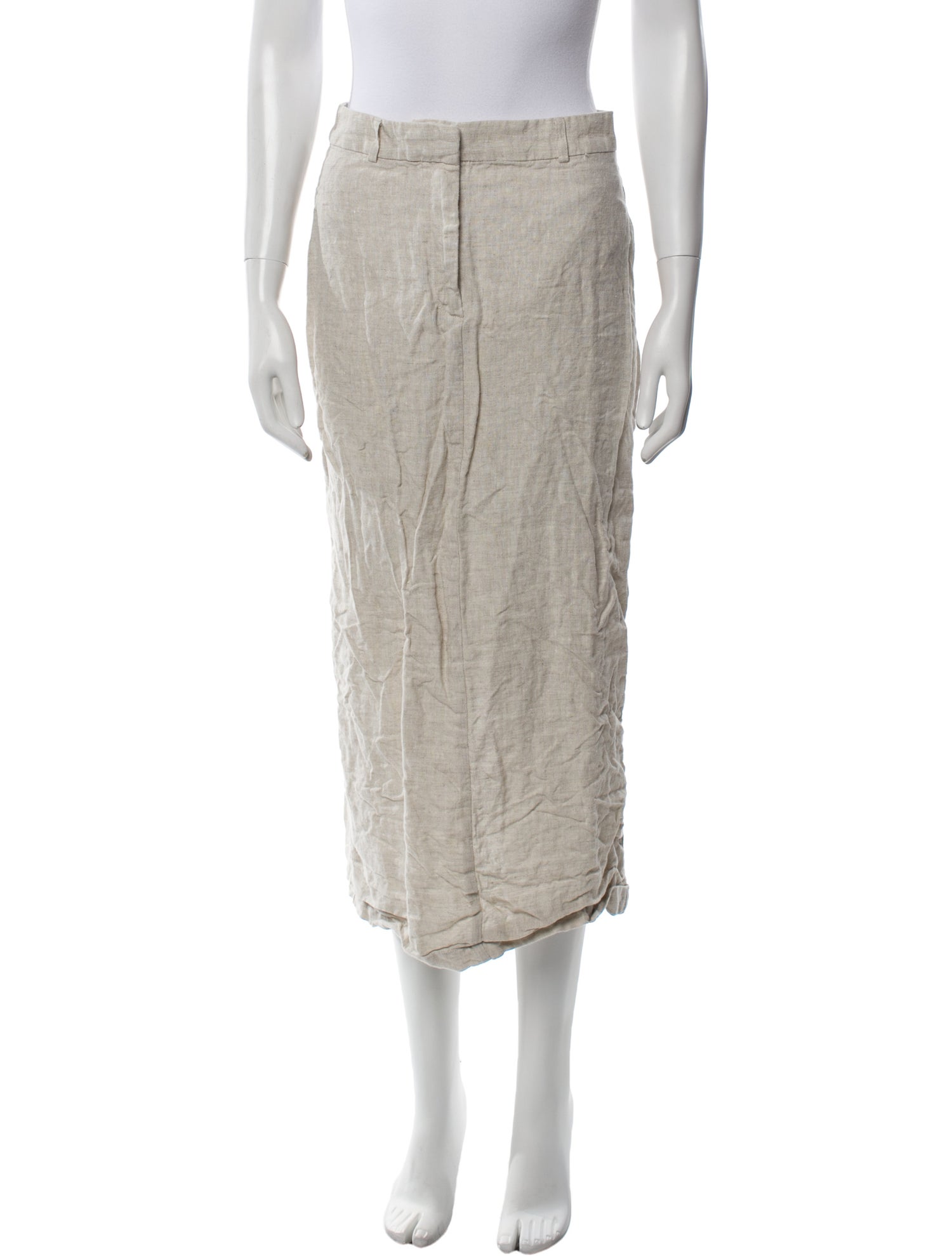 Reformation Linen Midi Length Skirt