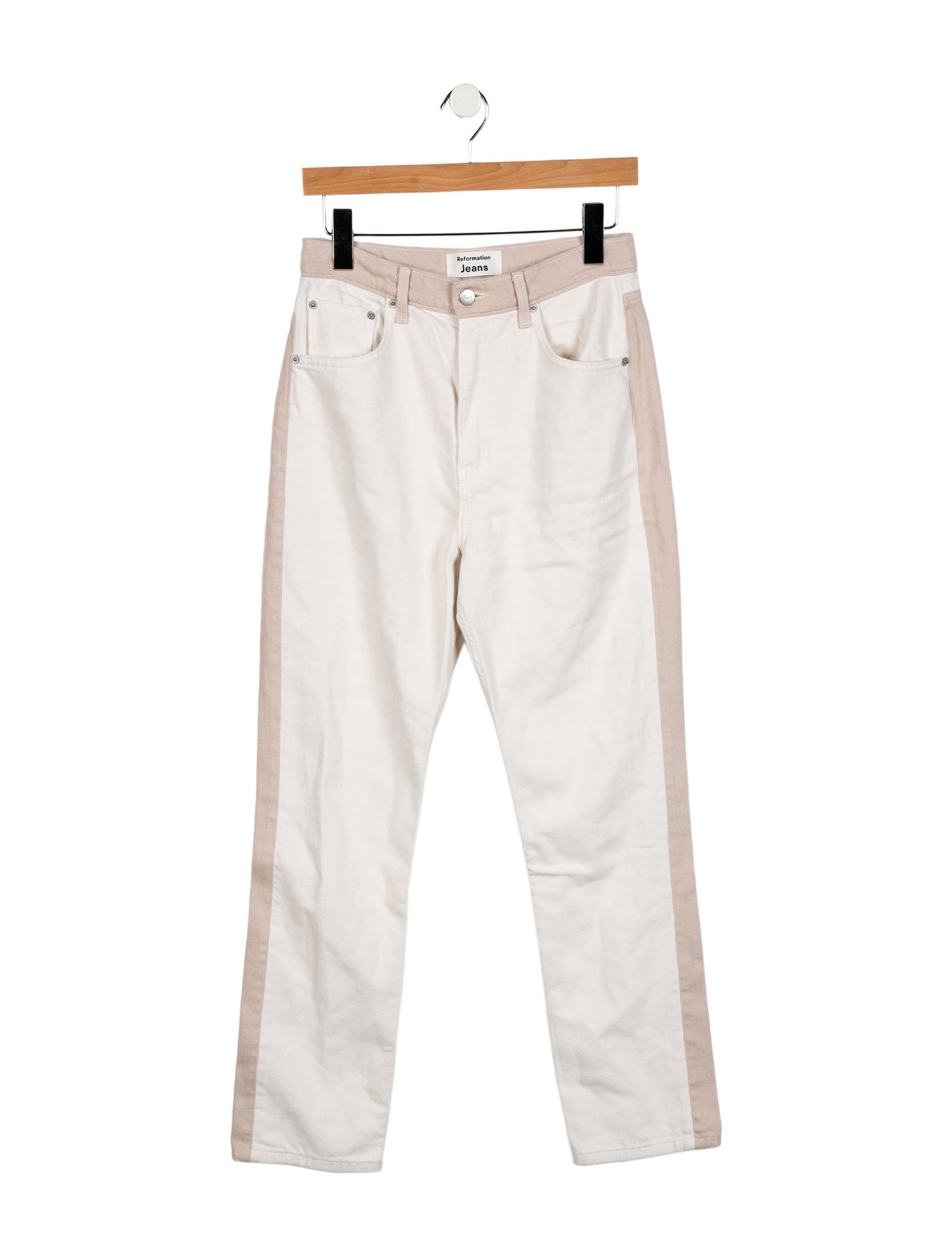 Reformation High-Rise Straight Leg Jeans