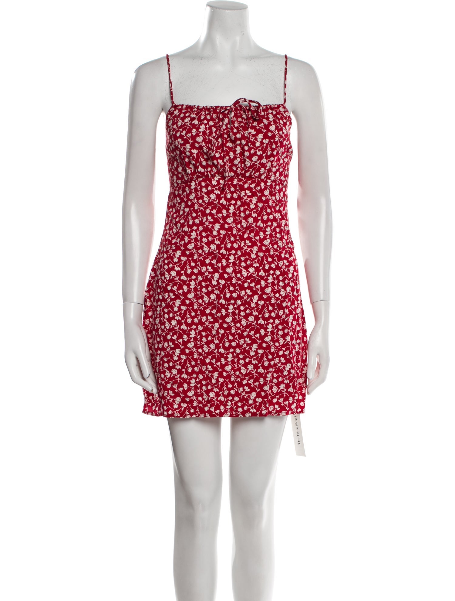 Reformation Floral Print Mini Dress