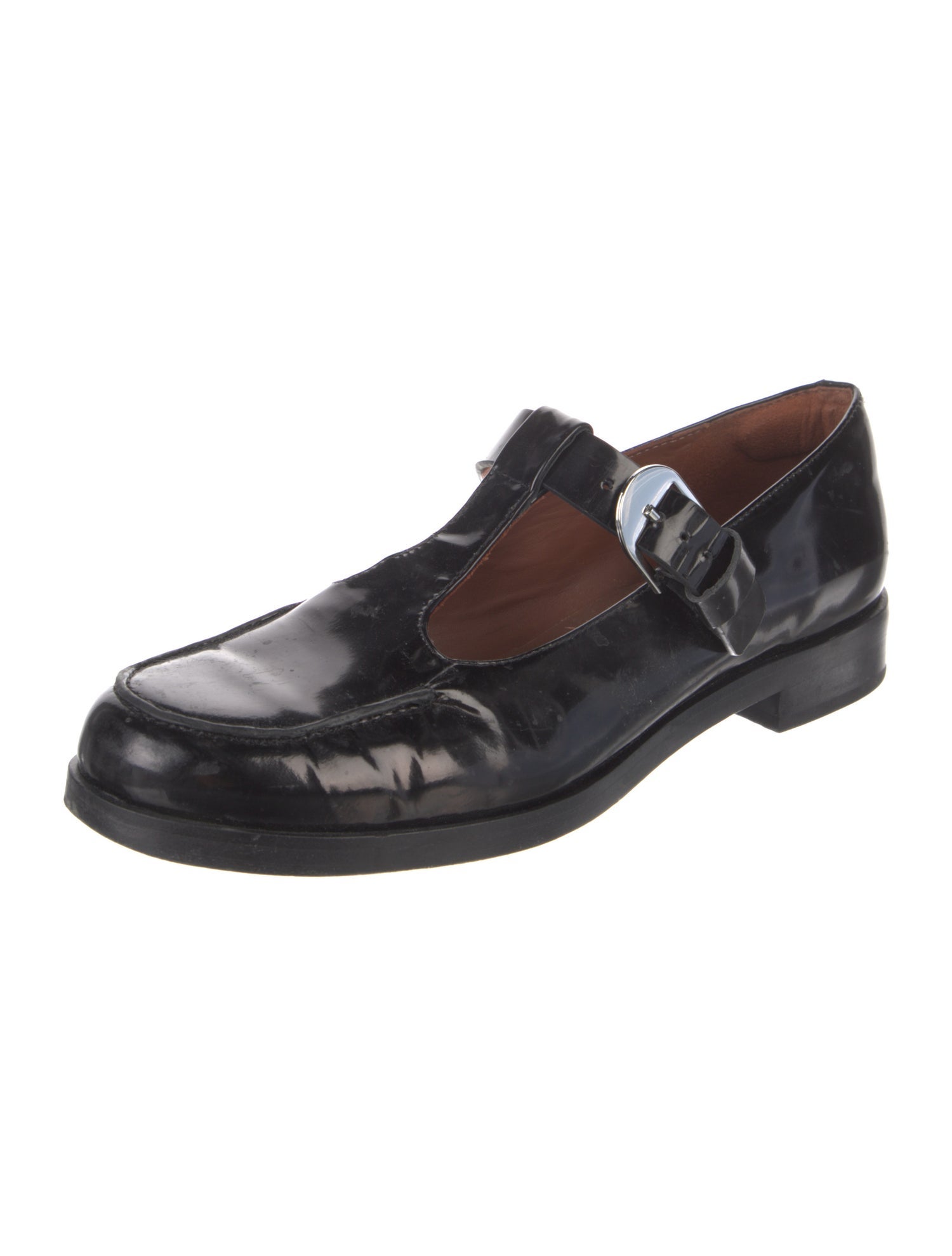 Reformation Leather Mary Jane Flats