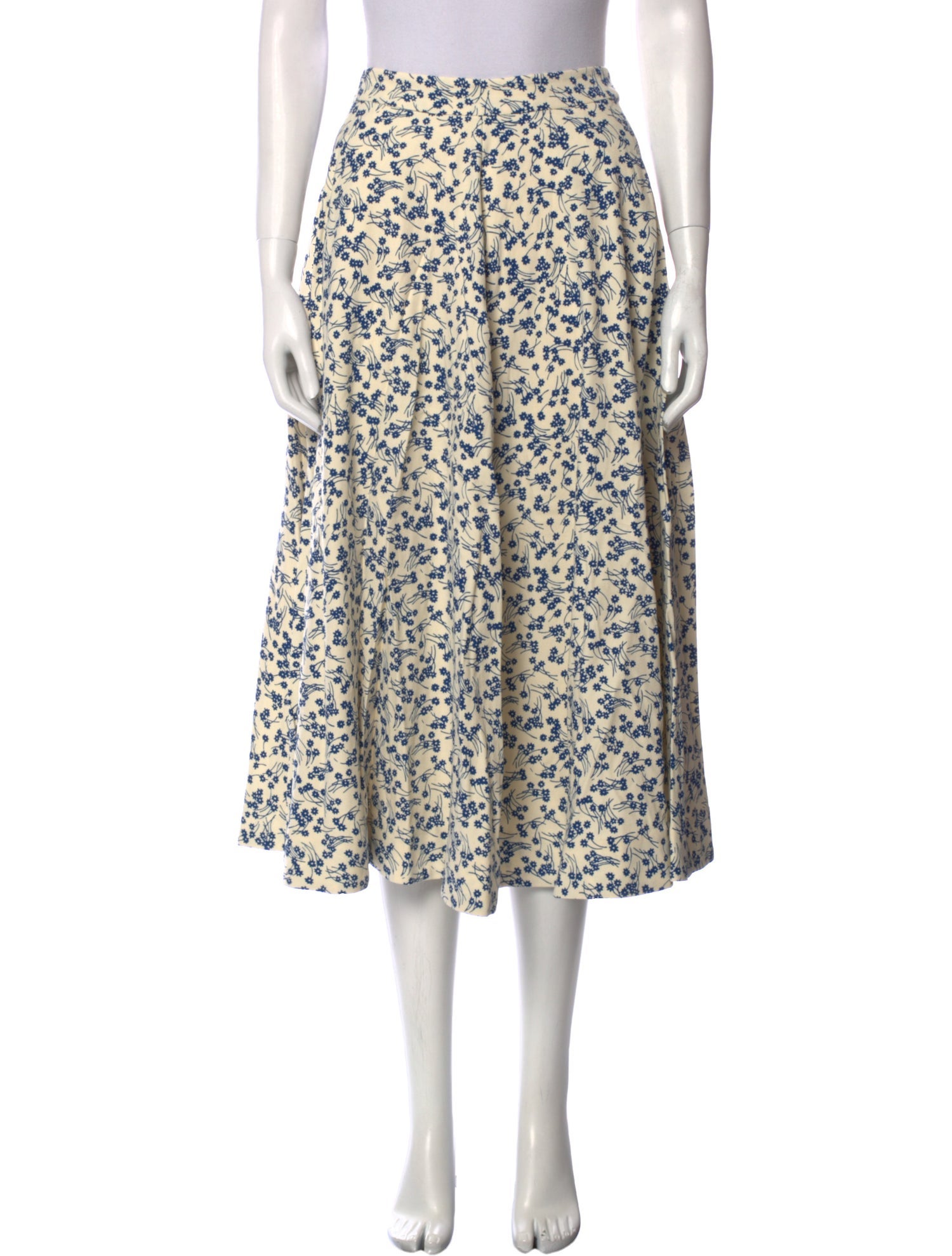 Reformation Linen Midi Length Skirt