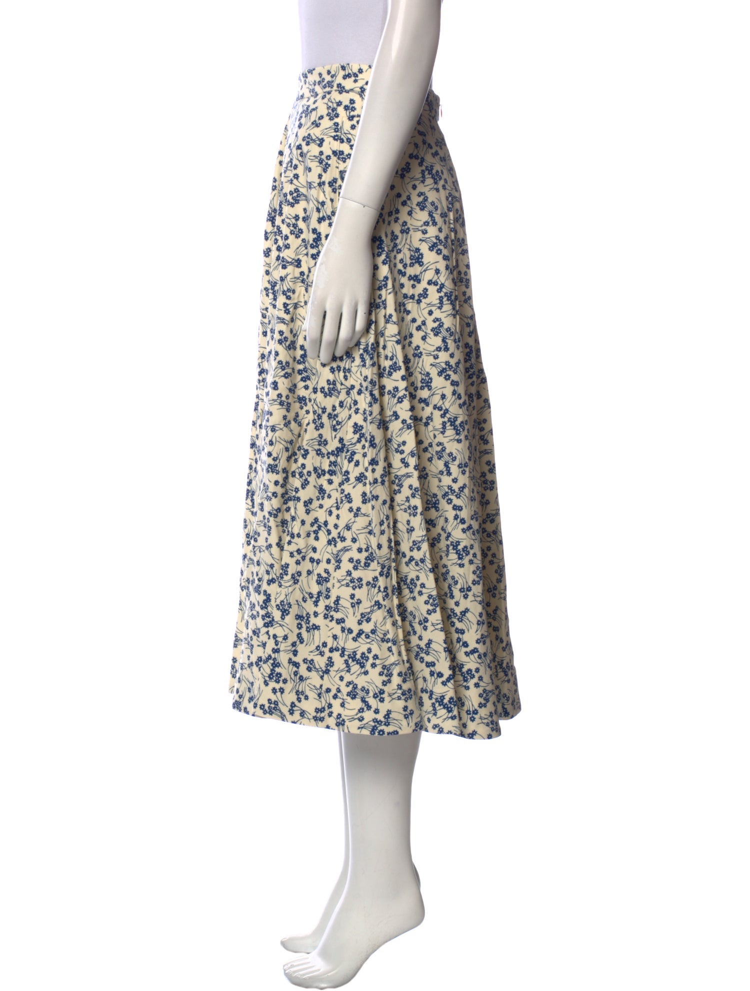 Reformation Linen Midi Length Skirt