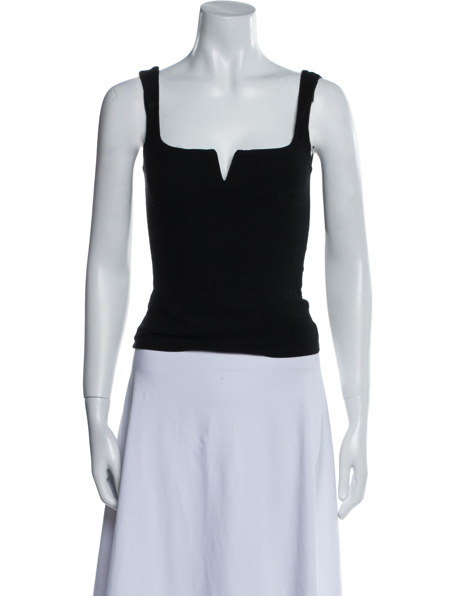 Reformation Square Neckline Sleeveless Top