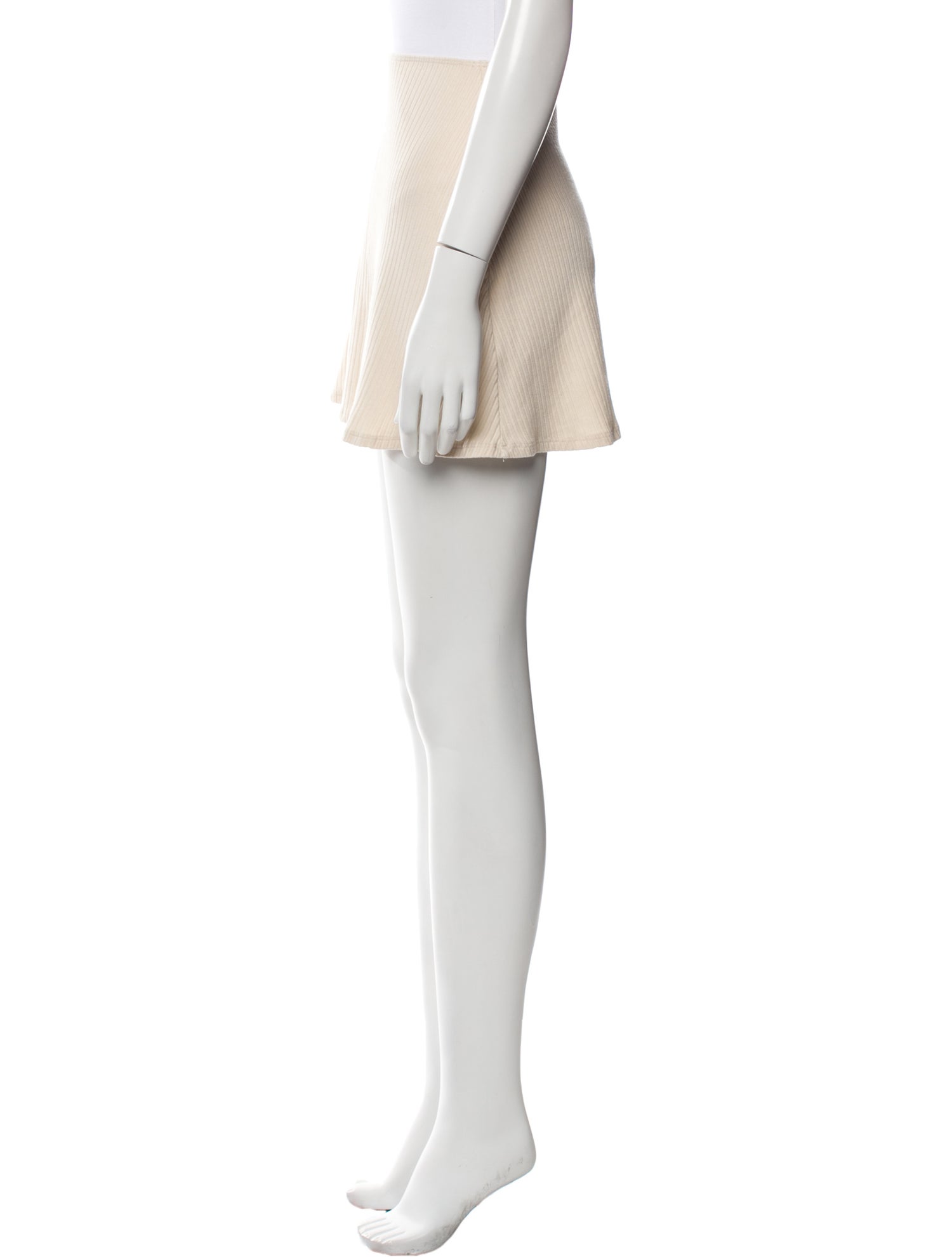 Reformation Pleated Accents Mini Skirt