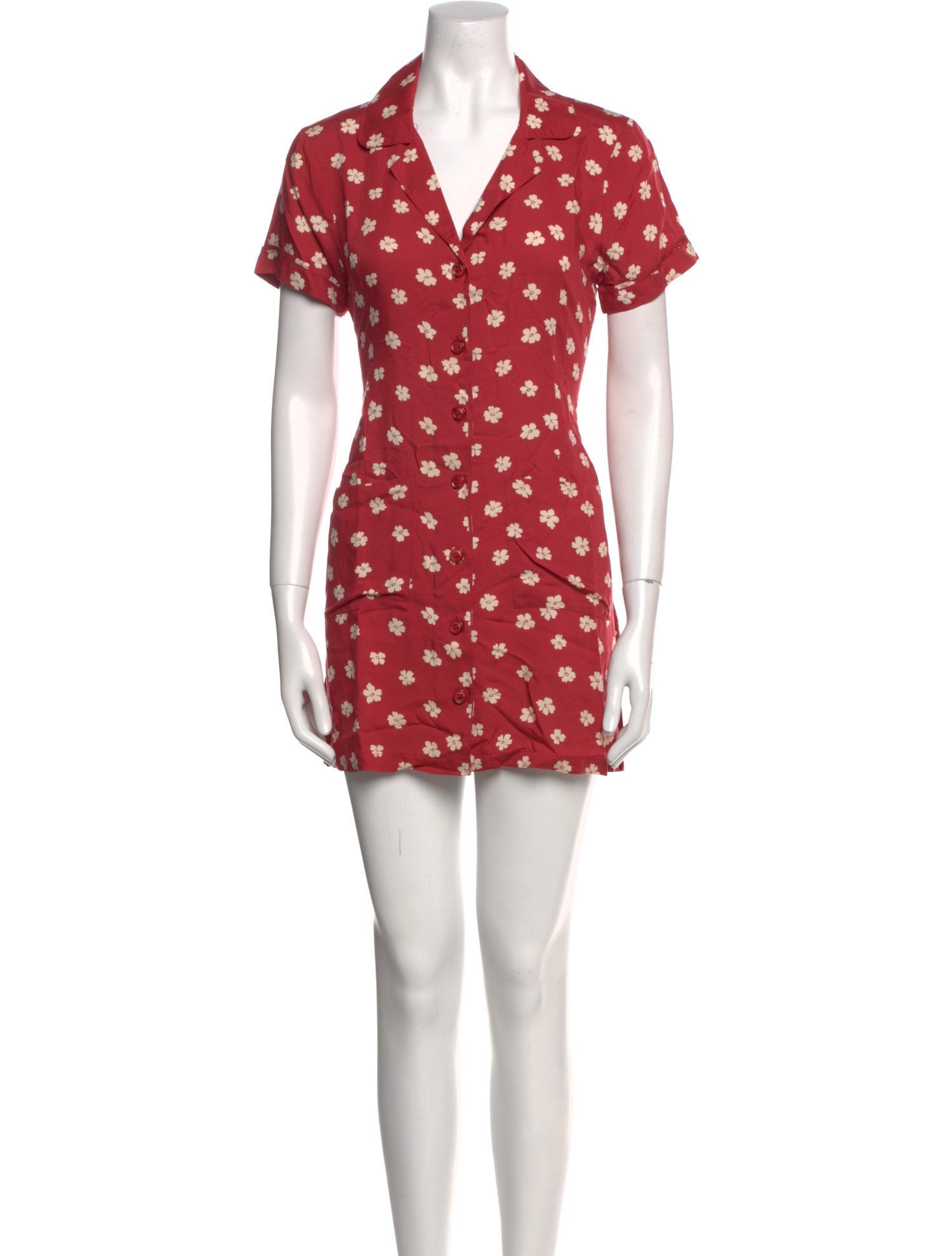 Reformation Printed Mini Dress