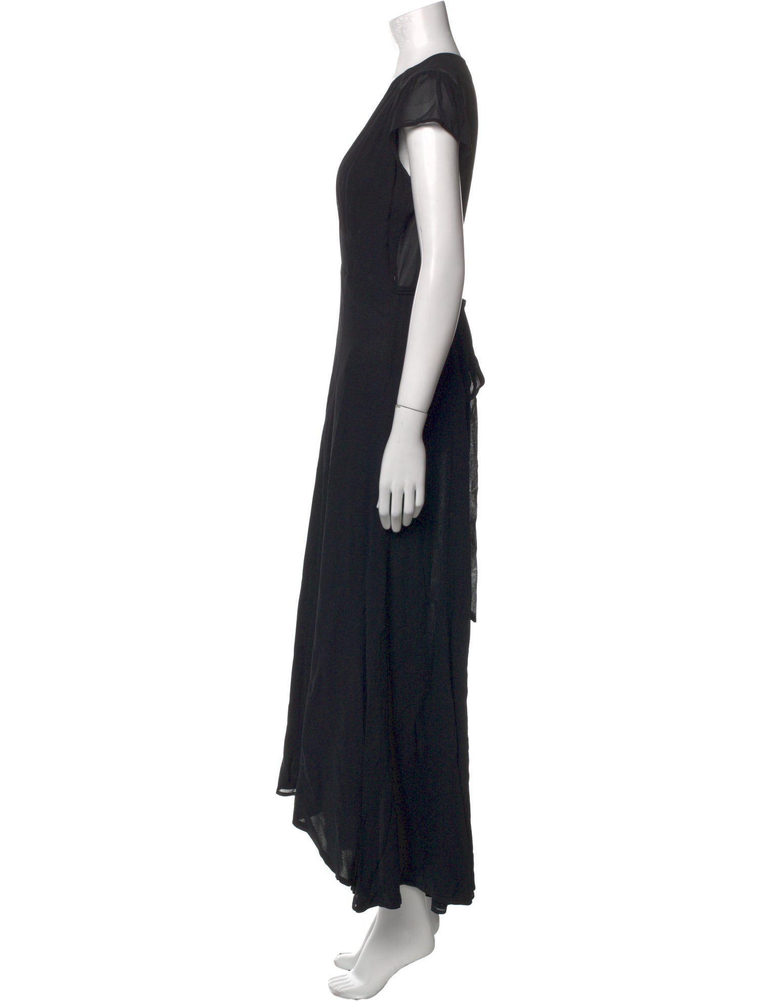 Reformation V-Neck Long Dress