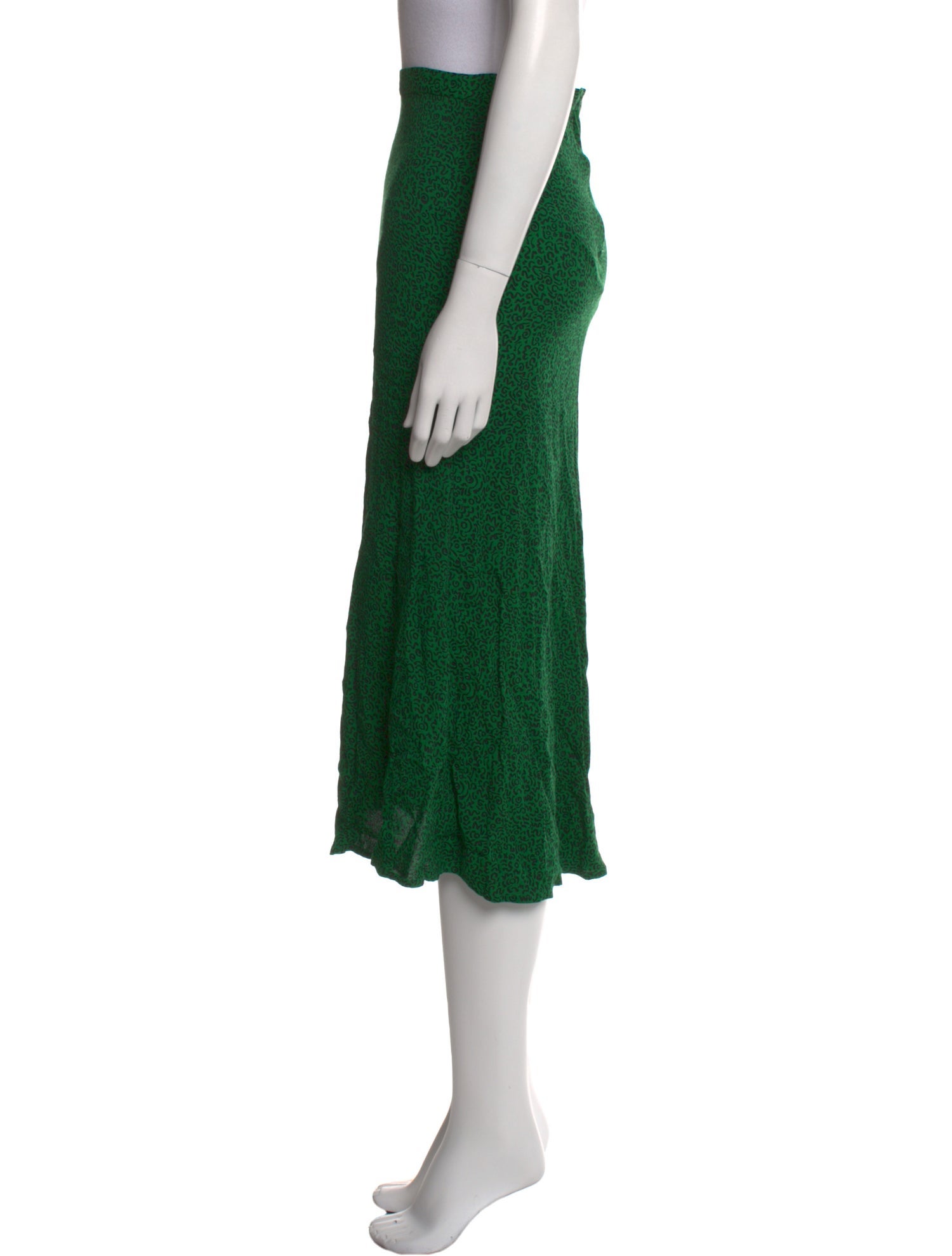 Reformation Printed Midi Length Skirt