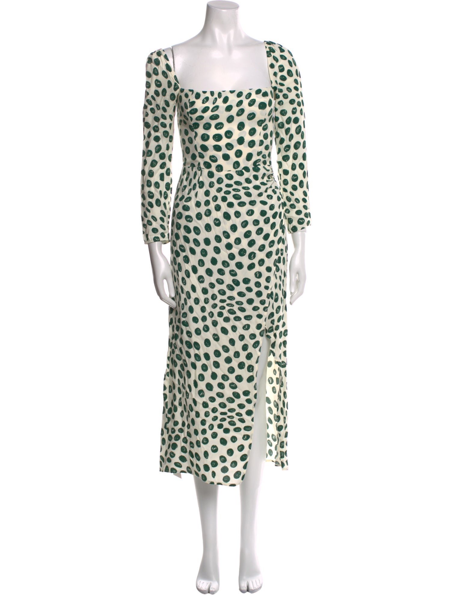 Reformation Printed Midi Length Dress