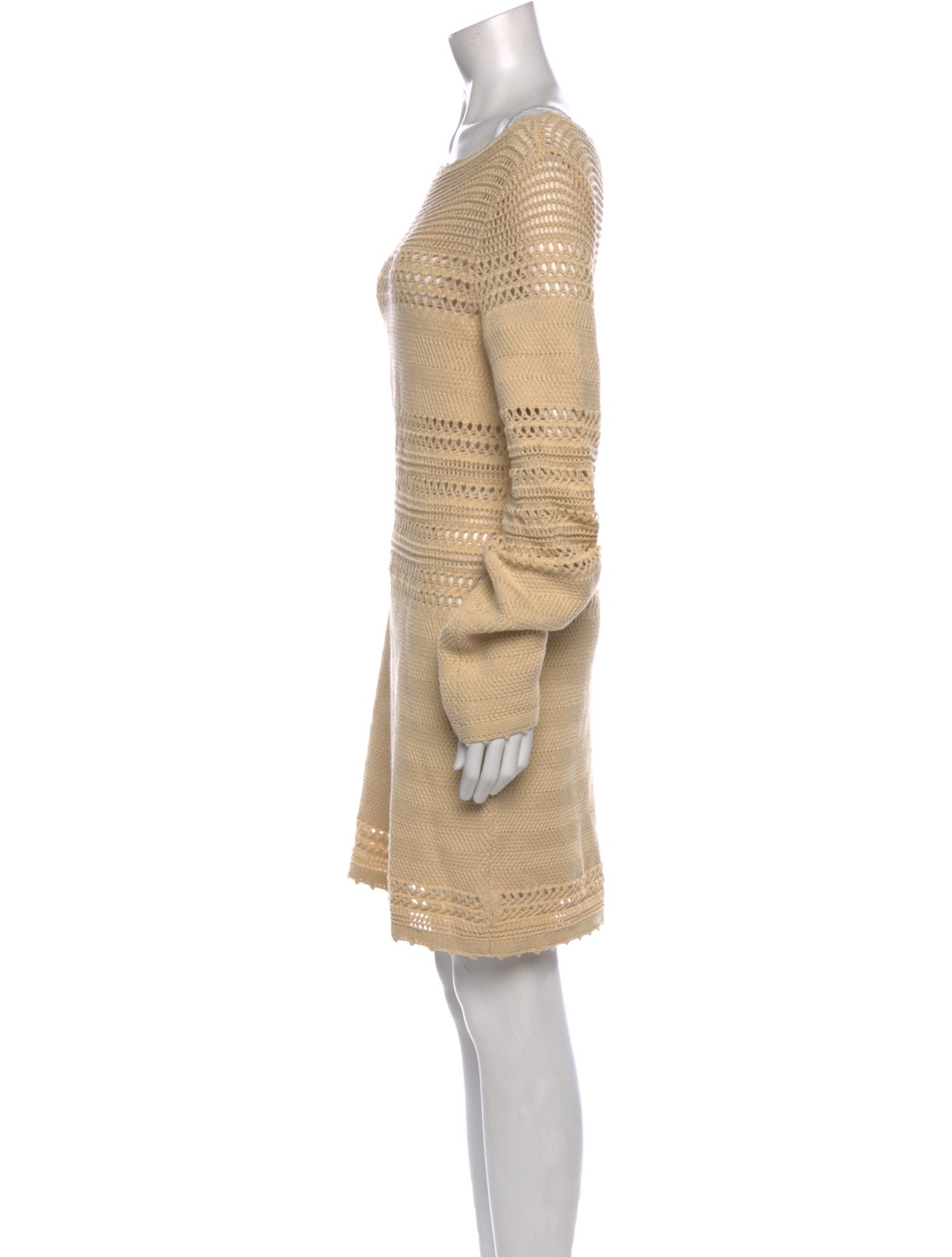 Reformation Bateau Neckline Mini Dress