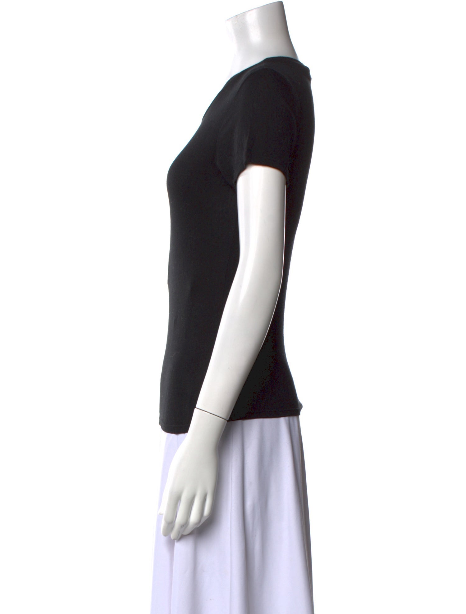Reformation Scoop Neck Short Sleeve T-Shirt