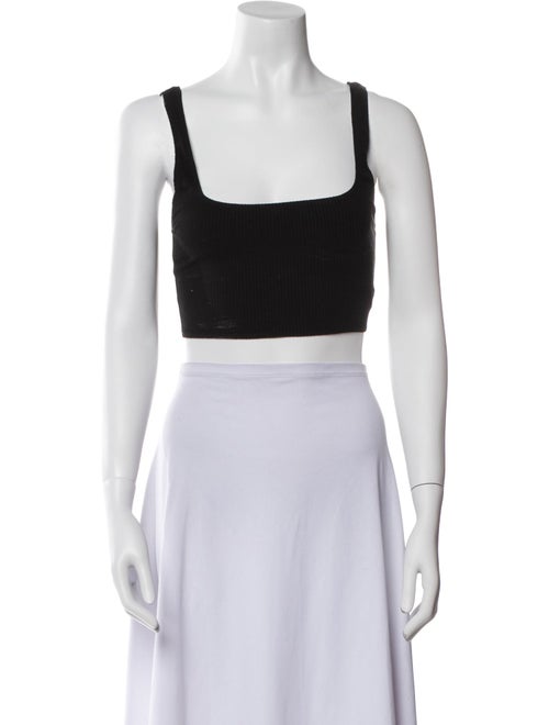 Reformation Square Neckline Sleeveless Crop Top