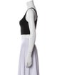 Reformation Square Neckline Sleeveless Crop Top