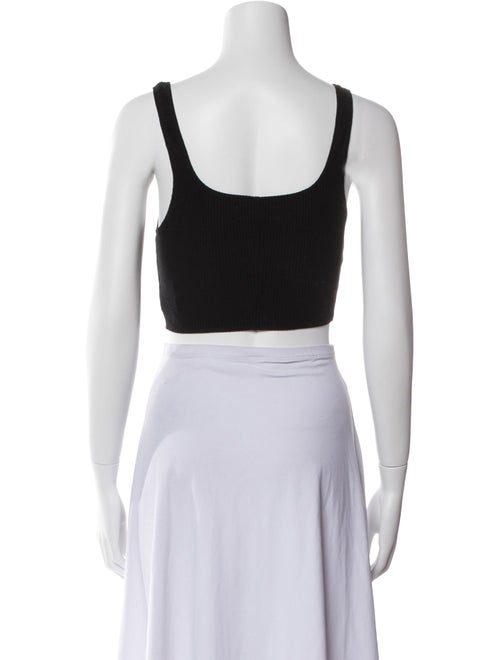 Reformation Square Neckline Sleeveless Crop Top