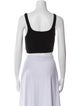 Reformation Square Neckline Sleeveless Crop Top