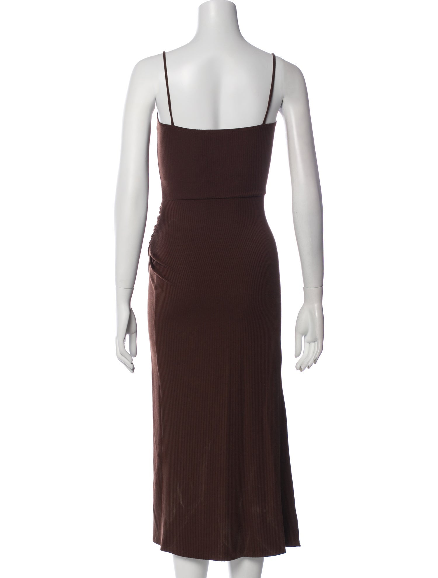 Reformation Square Neckline Midi Length Dress