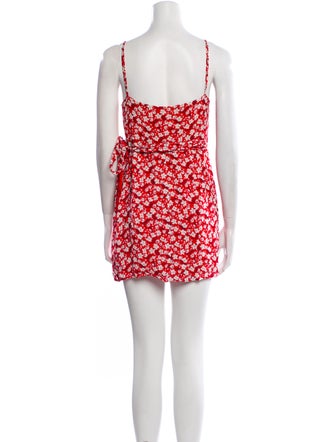 Reformation Floral Print Mini Dress