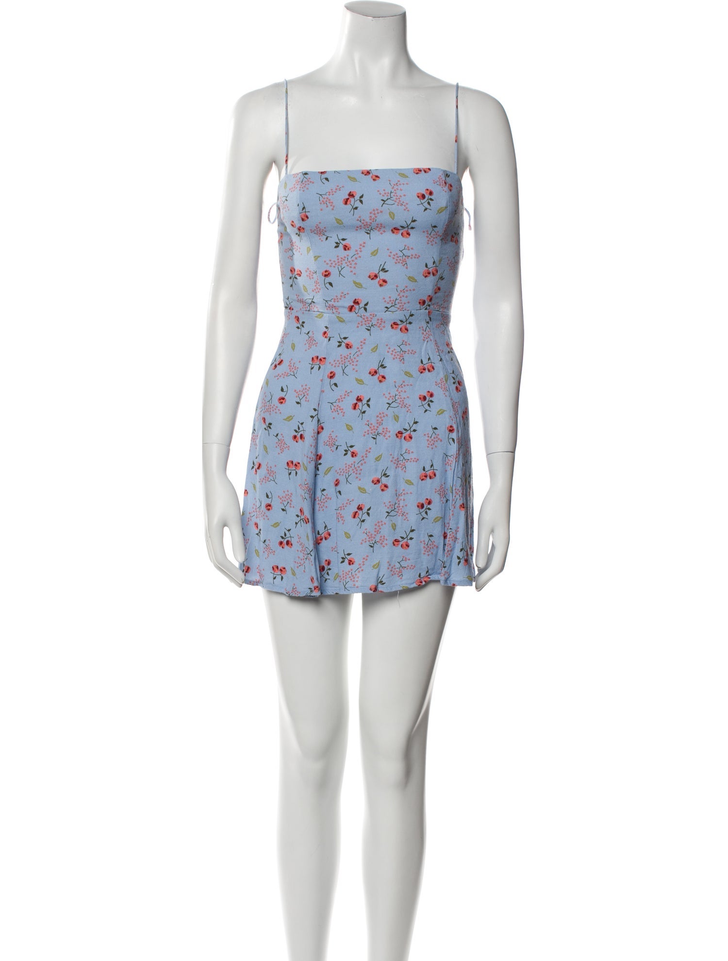 Reformation Floral Print Mini Dress