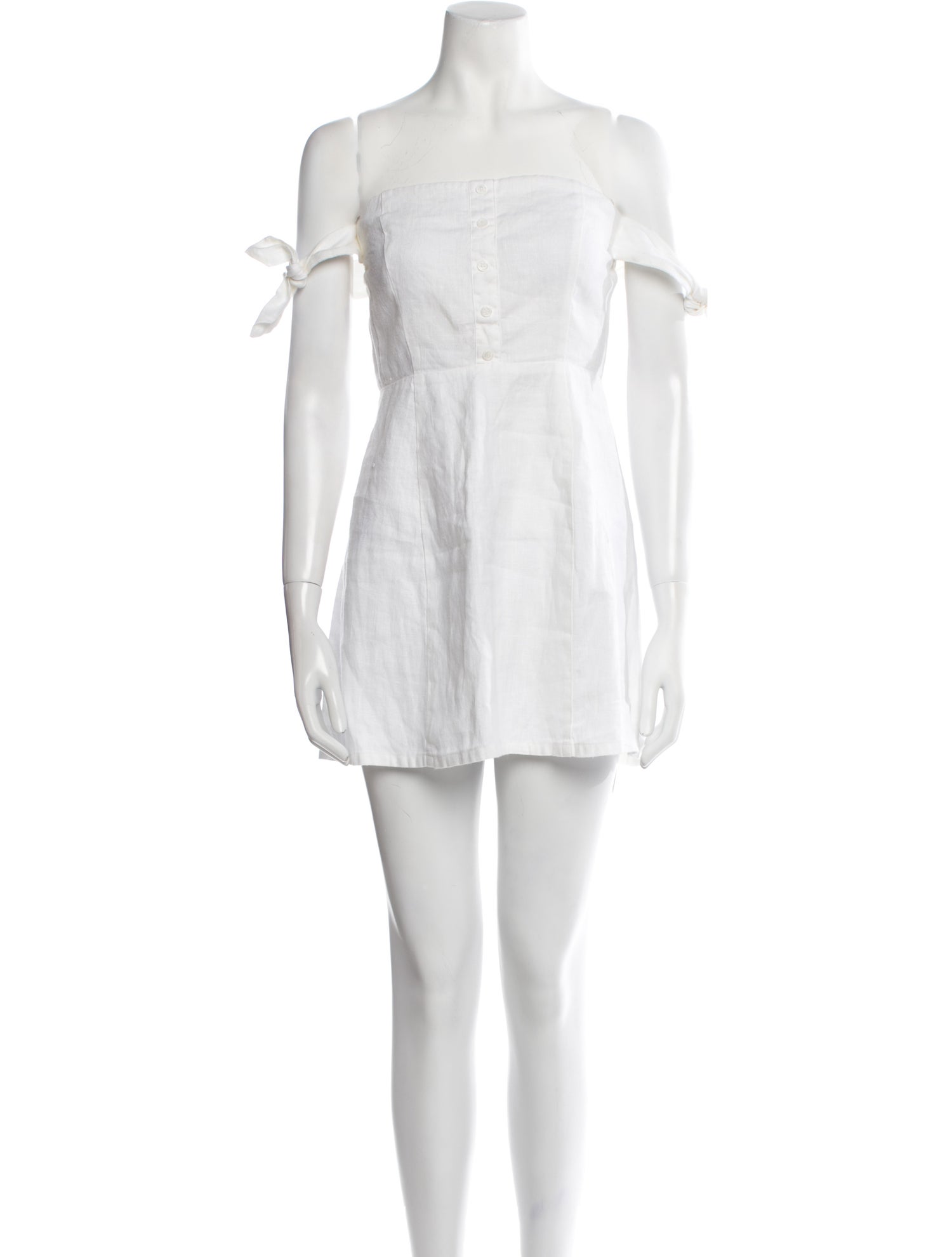 Reformation Square Neckline Mini Dress