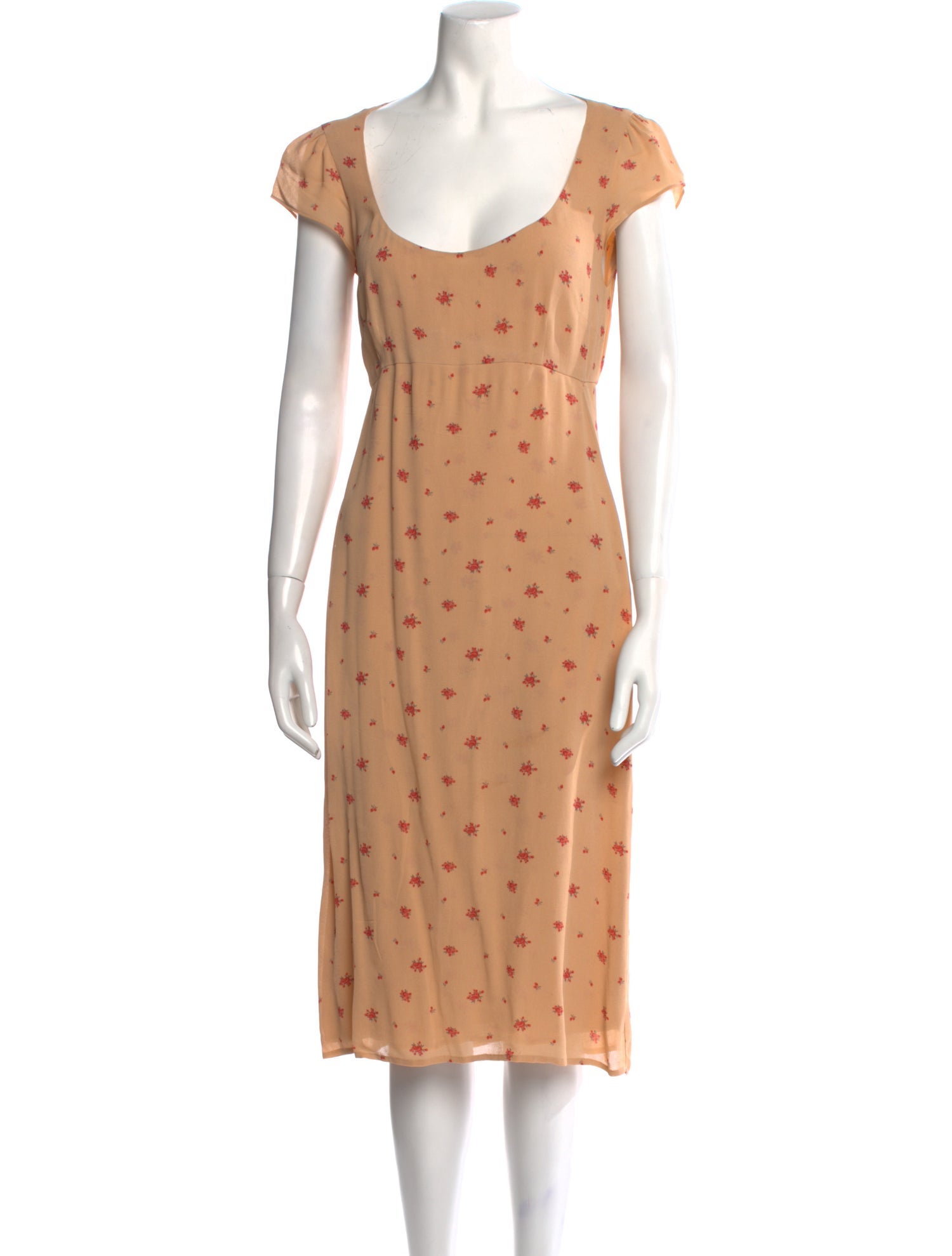 Reformation Printed Midi Length Dress