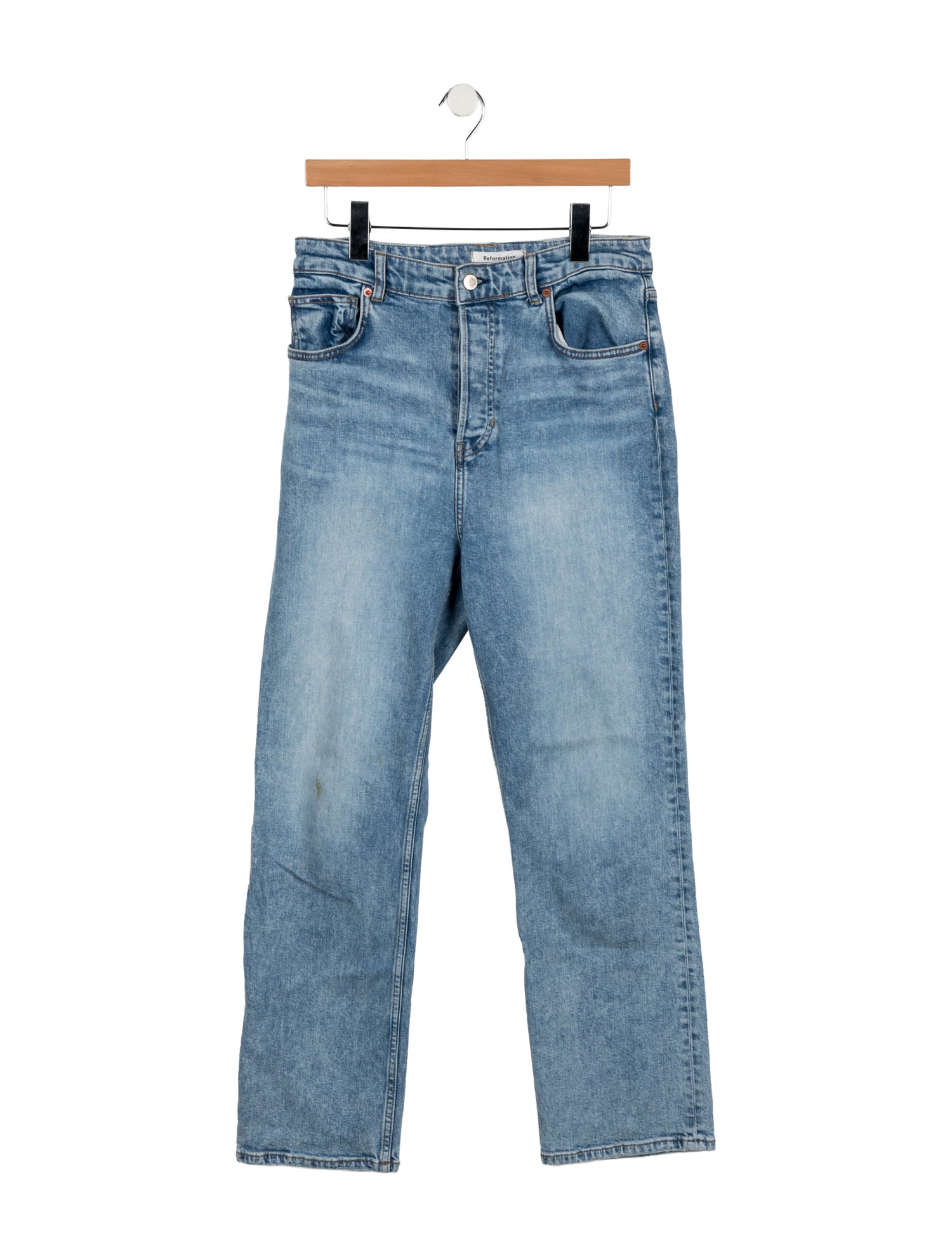 Reformation High-Rise Straight Leg Jeans
