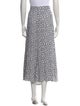 Reformation Floral Print Midi Length Skirt