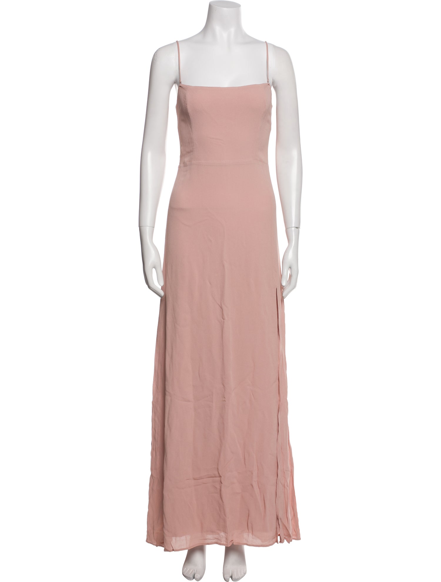 Reformation Square Neckline Long Dress