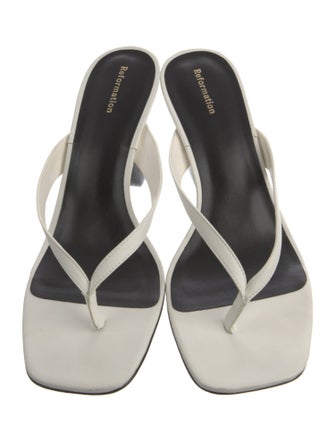 Reformation Leather Slides